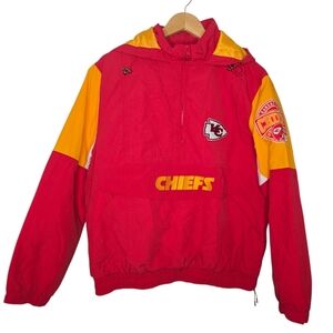 NFL Ultra Game Unisex Kansas City Chiefs Red Hooded Sideline Jacket Medium